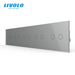 Сенсорний вимикач 10 сенсорів Livolo