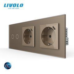 Сенсорный выключатель LIVOLO с розеткой