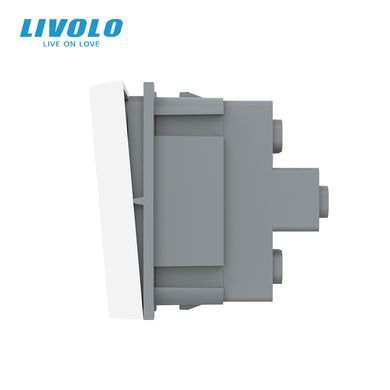 Механізм вимикач 2-клавішний універсальний Livolo, 10АХ/230В