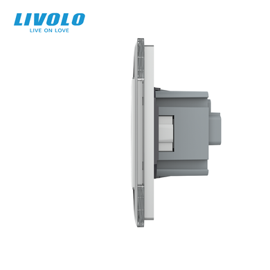 Розетка пятиместная с заземлением Livolo