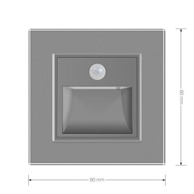 Corner light with motion sensor for stairs or floor Livolo
