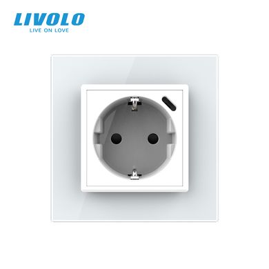 Електрична розетка з портом USB-C Livolo