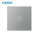 1-Gang Frame for 1-Touch Switch LIVOLO tempered glass