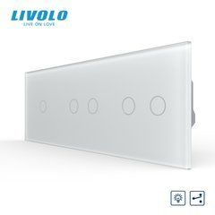 Two-way touch dimmer LIVOLO, 5 gangs (1-2-2), 2 A, 230 V