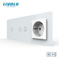 Сенсорный диммер LIVOLO с розеткой