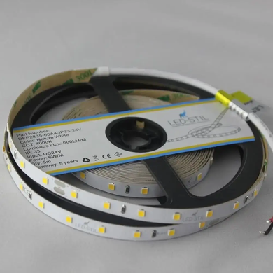 LED strip LED-STIL 4000K, 6 W, 2835, 60 pcs, IP33, 24V, 600LM