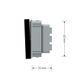 Mechanical cross switch 2 gang module Livolo