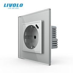Електрична розетка з портом USB-C Livolo