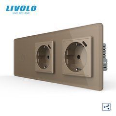 Сенсорний вимикач LIVOLO з розеткою