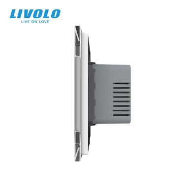 Терморегулятор сенсорний з датчиком температури повітря Livolo