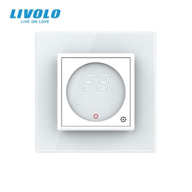 Терморегулятор сенсорний з датчиком температури повітря Livolo