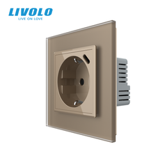 Электрическая розетка с USB Type-C Power Delivery 18 Вт Livolo