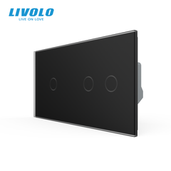 Сенсорний вимикач 3 сенсори Livolo