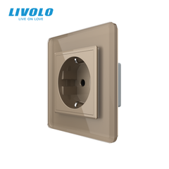 Розетка з заземленням Livolo
