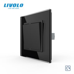 Mechanical 2 gang reset function switch Livolo
