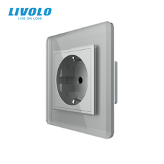 Розетка з заземленням Livolo