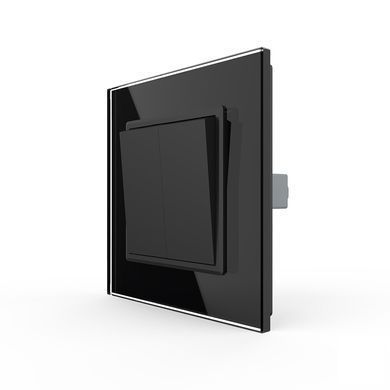 Mechanical 2 gang reset function switch Livolo
