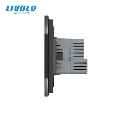 Електрична розетка з USB Type-C Power Delivery 18 Вт Livolo