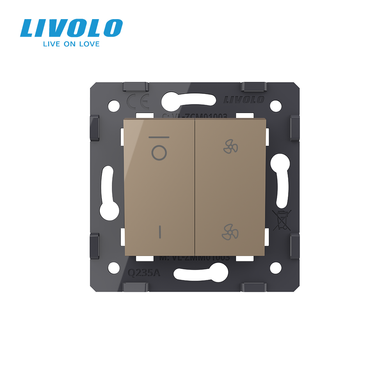 Fan speed control switch, LIVOLO frameless module