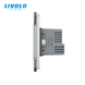 Smart touch dimmer LIVOLO EC, 1 gang + socket with USB-C 18 W, 16 A, earthed
