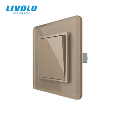 Mechanical switch 2 gang Livolo