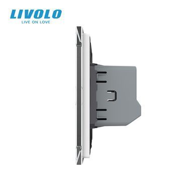 Сенсорний вимикач 2 сенсора Livolo