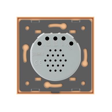 Бесшумный сенсорный проходной/перекрестный выключатель 1 сенсор Livolo