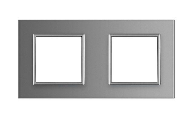 2-Gang Frame LIVOLO tempered glass