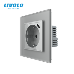 Электрическая розетка с USB Type-C Power Delivery 18 Вт Livolo