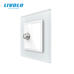 Розетка спутниковая SAT Livolo