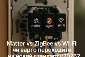 Matter vs ZigBee vs Wi-Fi: чи варто переходити на новий стандарт у 2026?