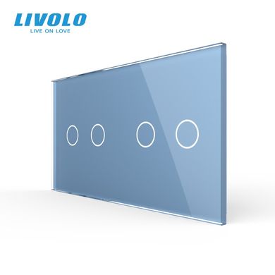 Панель для сенсорного вимикача 4 сенсори Livolo