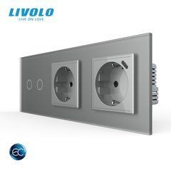 Сенсорний вимикач LIVOLO з розеткою