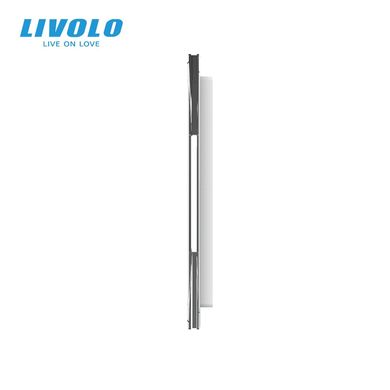 Панель-заготовка для сенсорного вимикача 4 місця Livolo