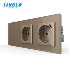 Сенсорний вимикач LIVOLO з розеткою