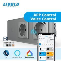 Сенсорный выключатель LIVOLO с розеткой