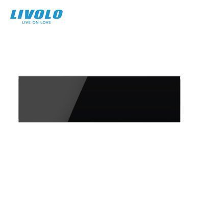 Рамка 4-постова порожня Х сенсорів (Х-Х-Х-Х) LIVOLO, загартоване скло