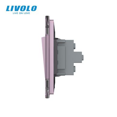 Mechanical switch 2 gang Livolo