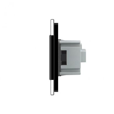 Proximity sensing switch 2 gang 1 socket Livolo