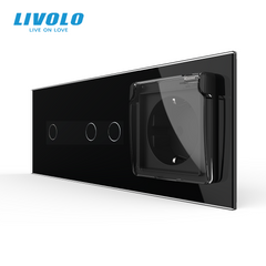 Сенсорный диммер LIVOLO с розеткой