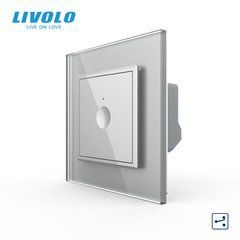 Сенсорный проходной/перекрестный выключатель Sense 1 сенсор Livolo