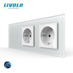 Сенсорний вимикач LIVOLO з розеткою