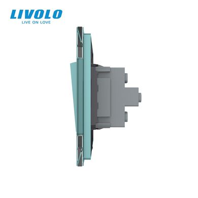 Mechanical switch 2 gang Livolo