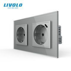 Двойная электрическая розетка LIVOLO