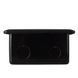 LIVOLO black pop-up floor socket, 2 earthed sockets, recessed, smooth opening, IP44, aluminium, 145&times;145&times;65 mm