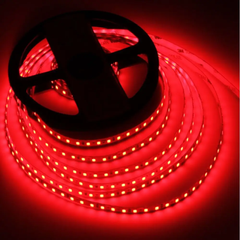 LED лента LED STIL 2835, 120 шт, DC 12V, 9,6 W, IP33, красный цвет свечения