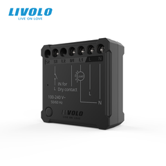 Умное реле сухой контак Wi-Fi 100-240В LIVOLO
