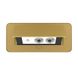 Розетка мебельная двойная с USB-C золотая Livolo