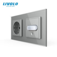 Двойная электрическая розетка LIVOLO