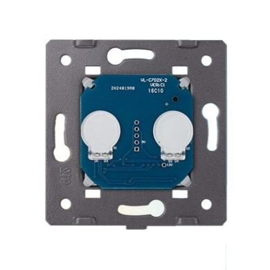 Touch switch reset function 12/24 volt 2 gang module Livolo